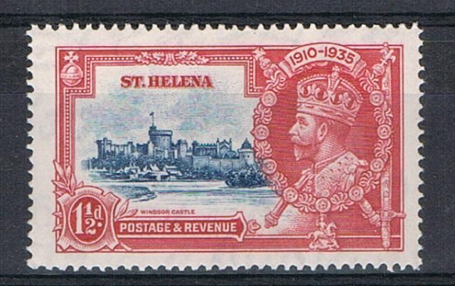 Image of St Helena SG 124f VLMM British Commonwealth Stamp